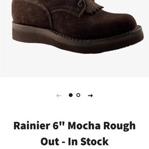 Handmade Men's Brown Suede Work Boots